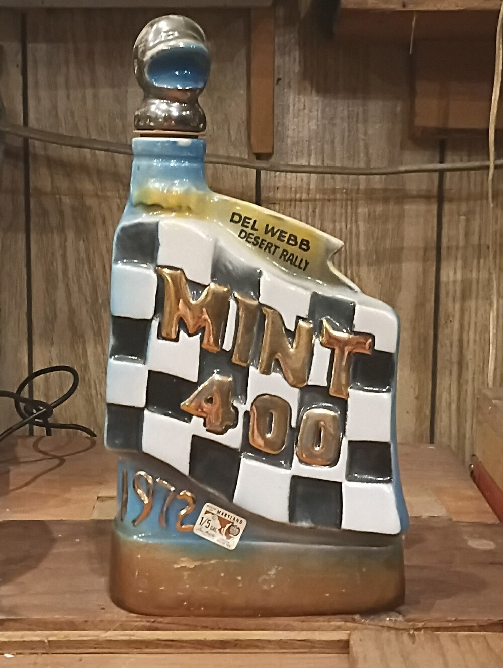 1972 Del Webb Mint 400 Desert Rally [EMPTY] Decanter